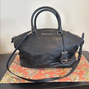 Michael Kors Black Leather Tote